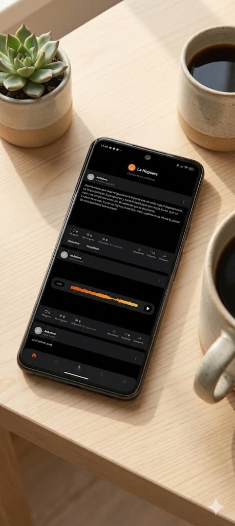 Captura de publicaciones en La Hoguera
